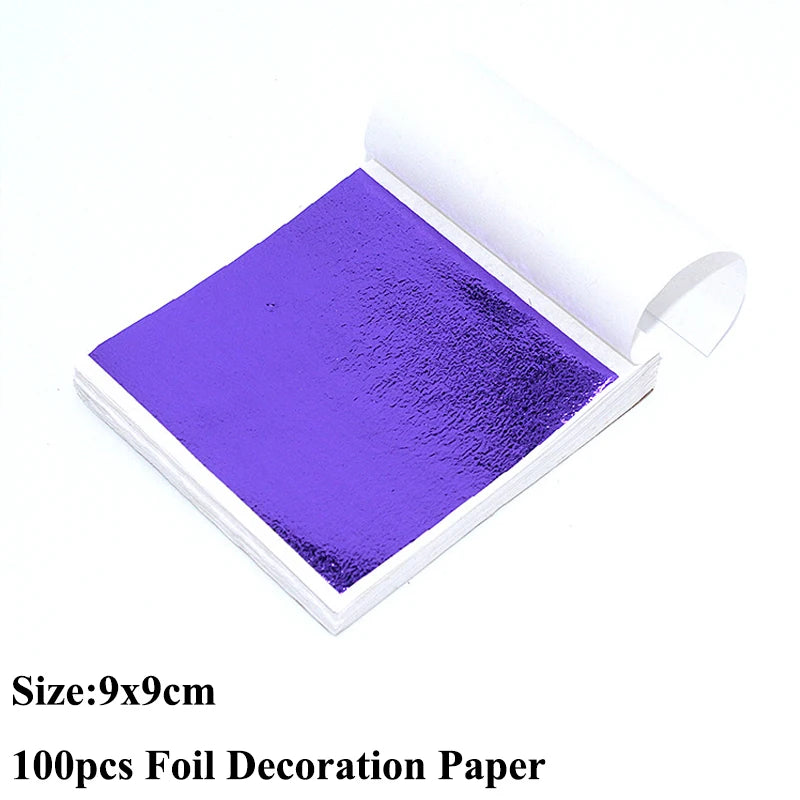 100pcs Imitation Foil Gilding Sheets