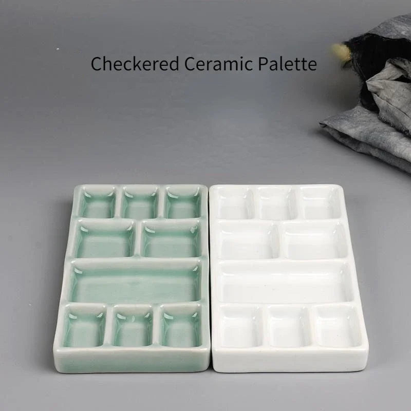 Ceramic Square Paint Palette