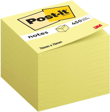 Post-it Notes Cube – Bright, Convenient & Perfect for Everyday Use