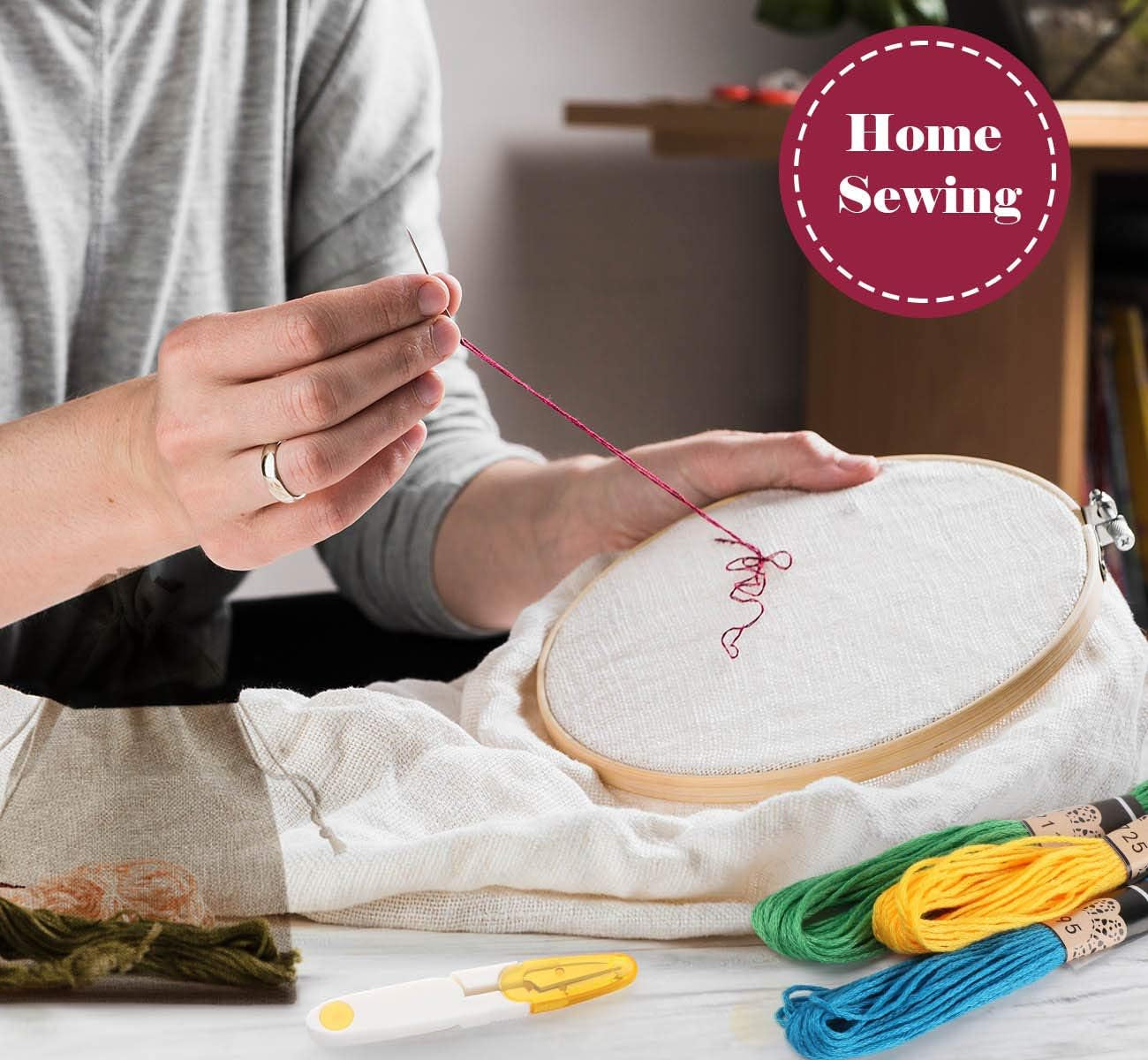 Complete Embroidery Kit – Perfect for Beginners & DIY Enthusiasts