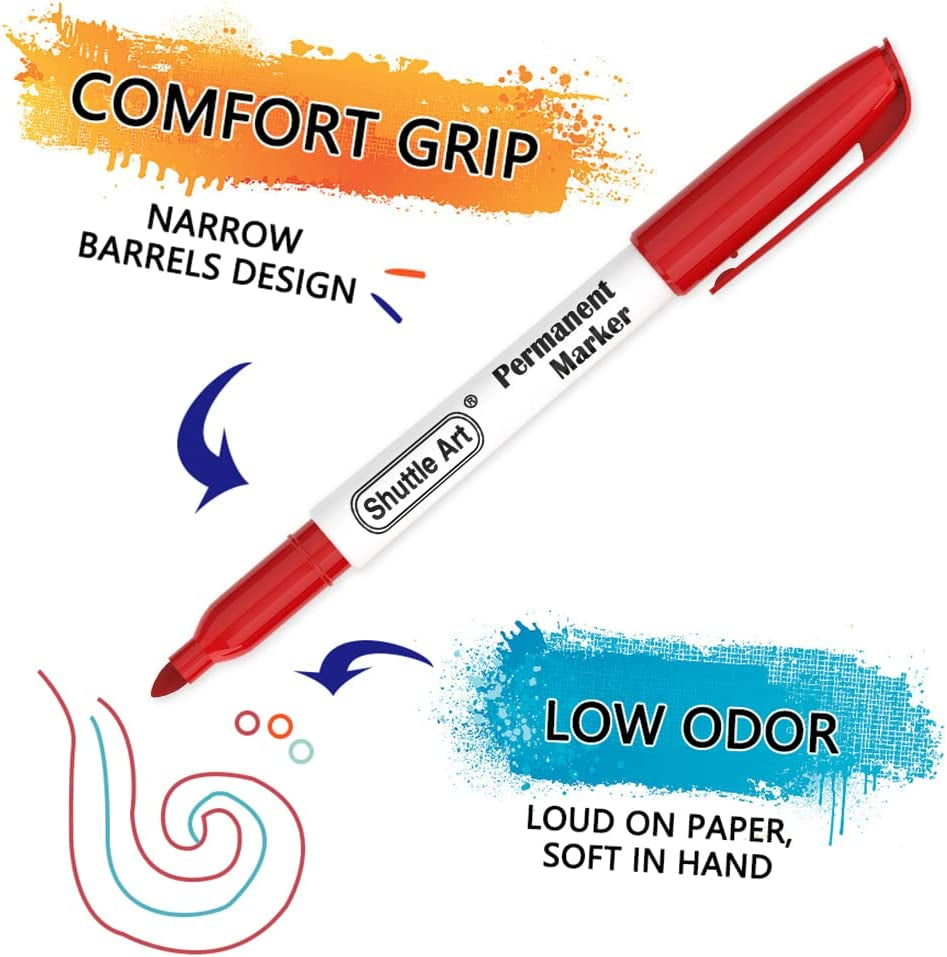 Shuttle Art 30-Colour Permanent Marker Set