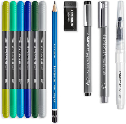 STAEDTLER Hand Lettering & Watercolour Set – High-Quality Art Tools for Creative Expression