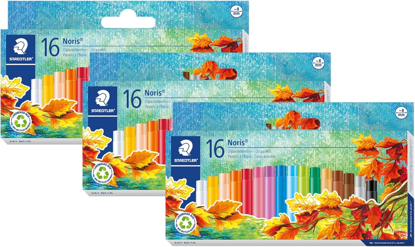 STAEDTLER Noris Club Oil Pastels – Vibrant Colours for Creative Techniques