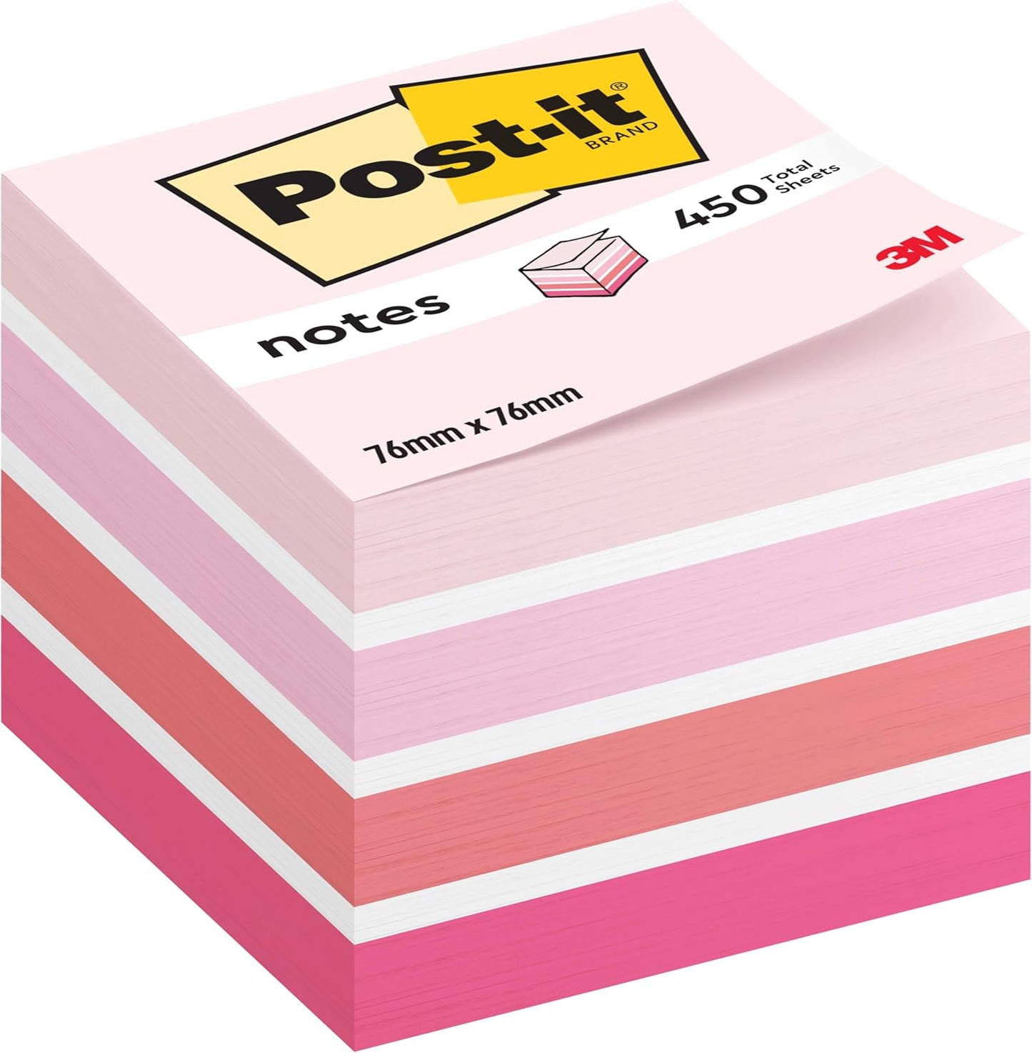 Post-it Notes Cube – Bright, Convenient & Perfect for Everyday Use