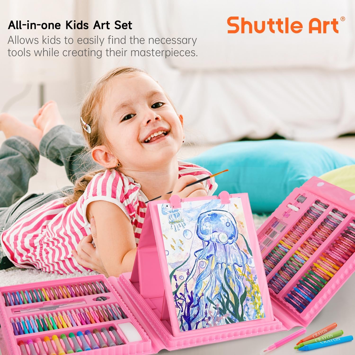 Shuttle Art 335-Piece Kids Art Set – A Complete Creative Kit