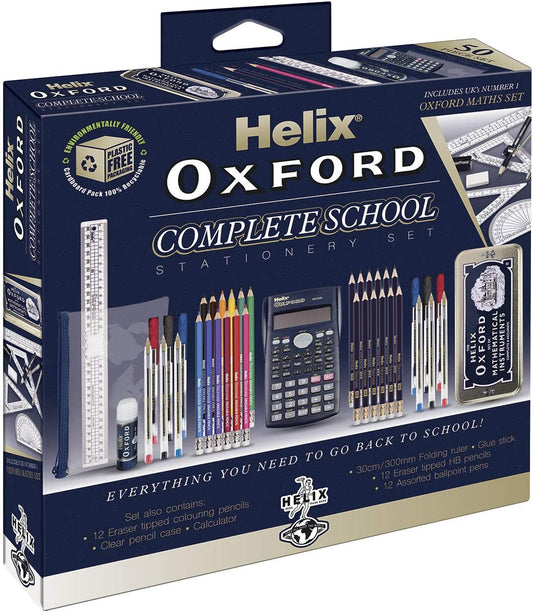 Helix Oxford Back to School Complete Stationery Set – Everything You Need in One Box