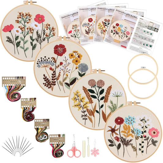 Embroidery Starter Kit – Perfect for Beginners & Creative Crafting