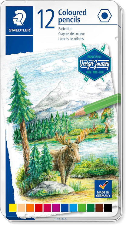 STAEDTLER High-Quality Coloured Pencils – Vibrant & Blendable for Creative Expression