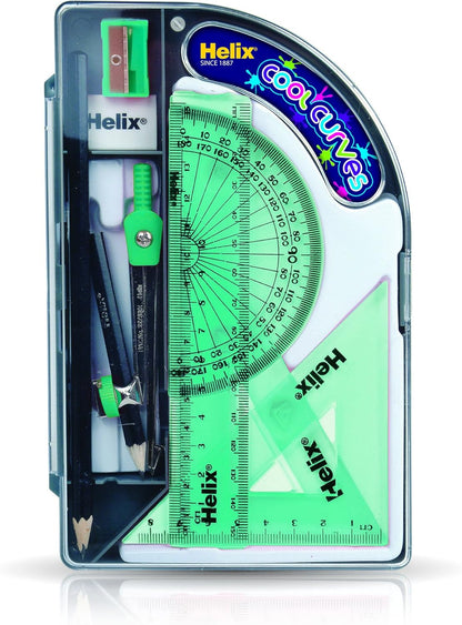 Helix Cool Curves Maths Set – A Colourful Twist on a Classic Essential