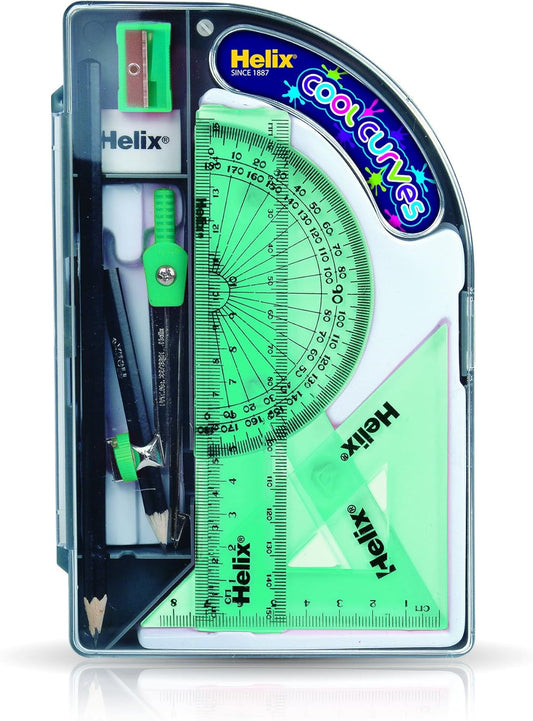 Helix Cool Curves Maths Set – A Colourful Twist on a Classic Essential