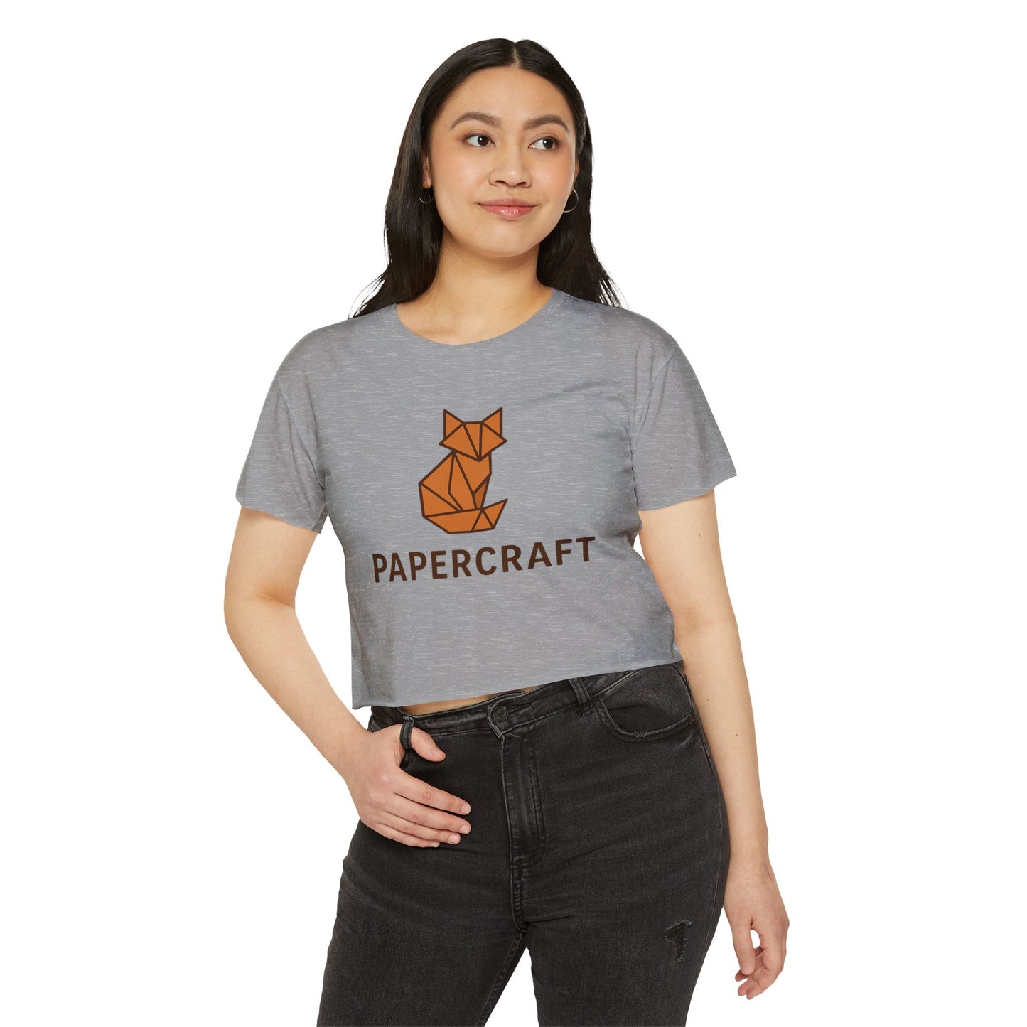 Papercraft Crop Top
