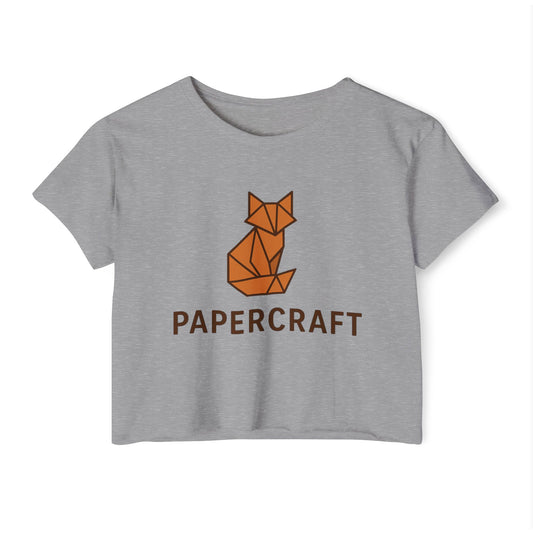 Papercraft Crop Top