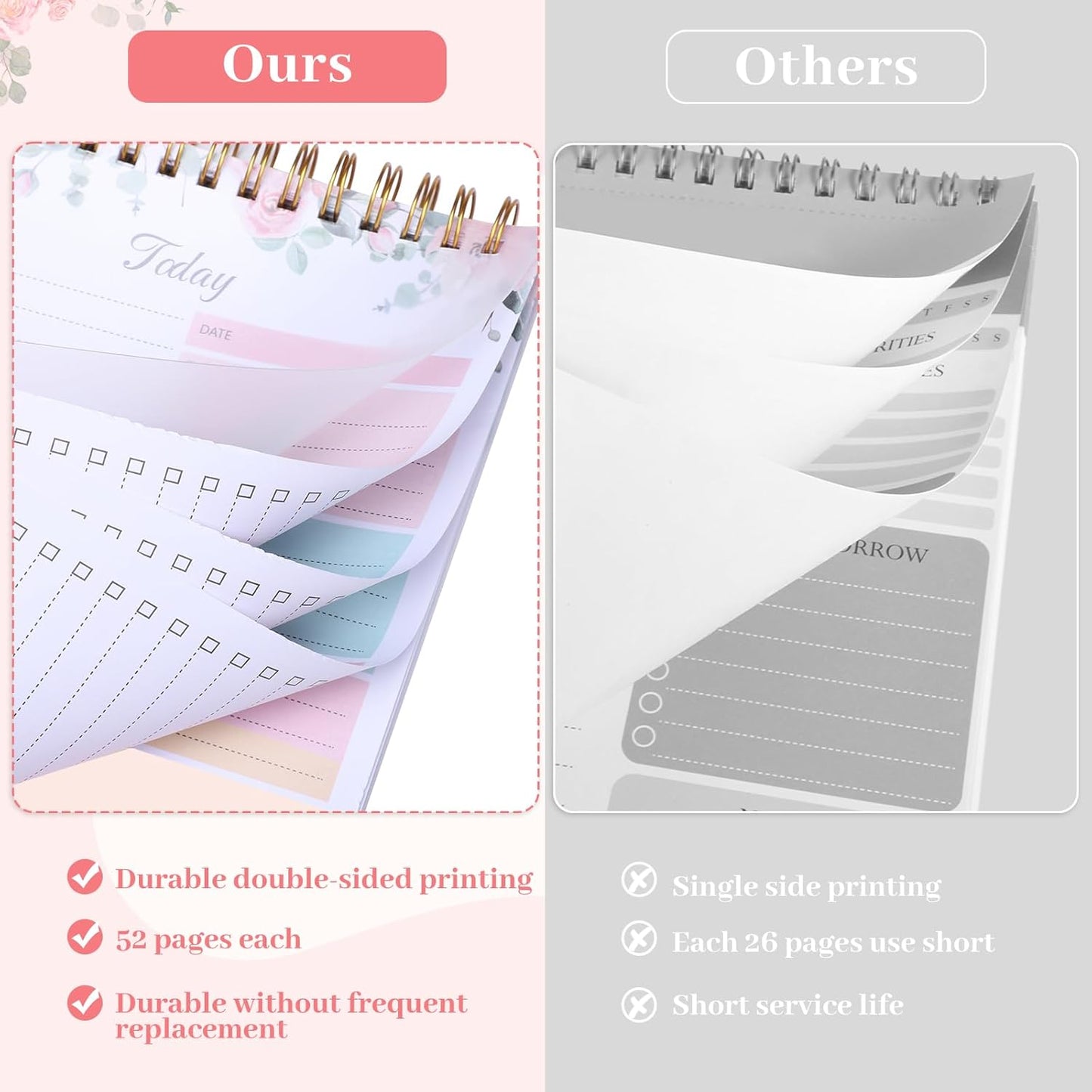 A5 Undated To-Do List Notebook – Organized, Portable & Perfect for Productivity
