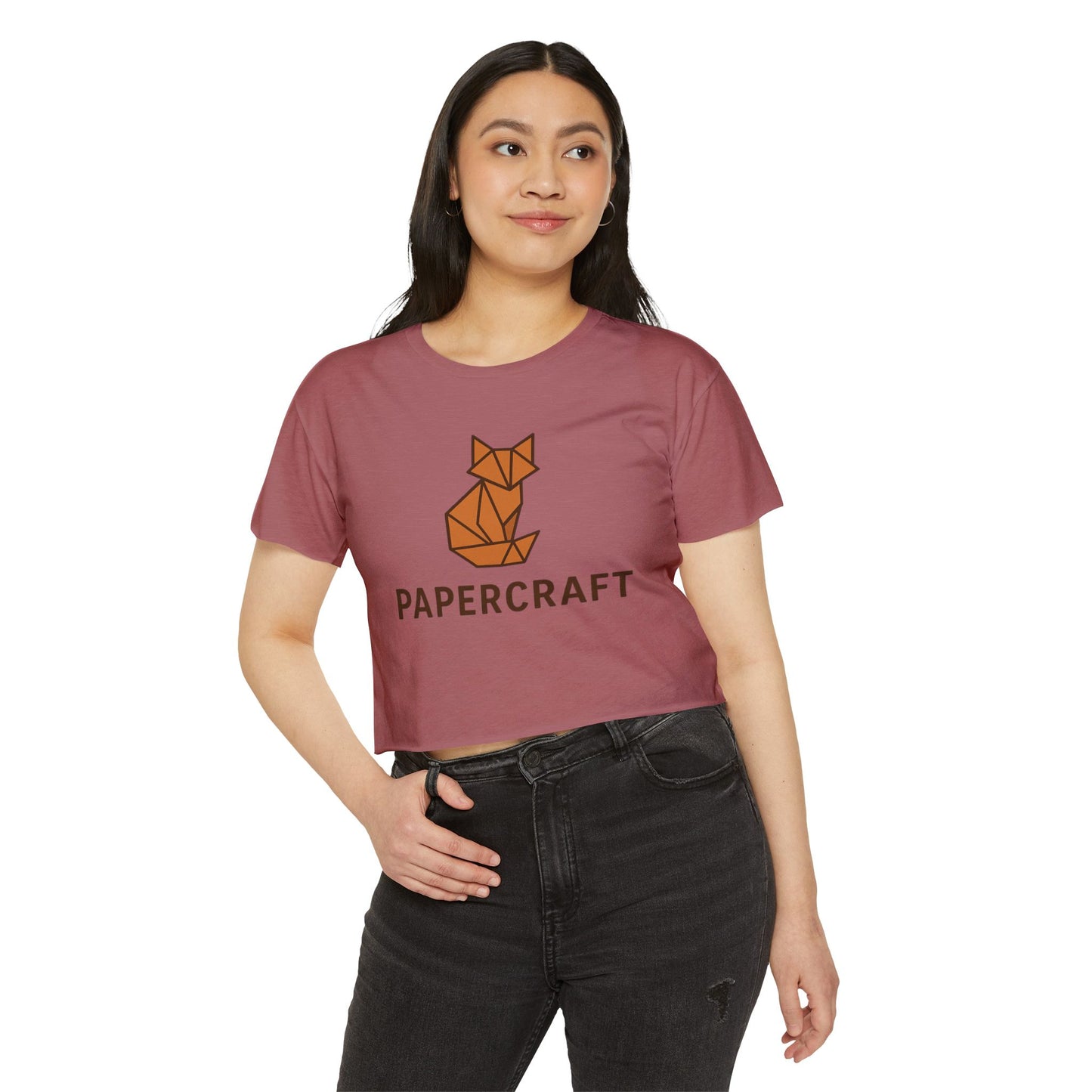 Papercraft Crop Top