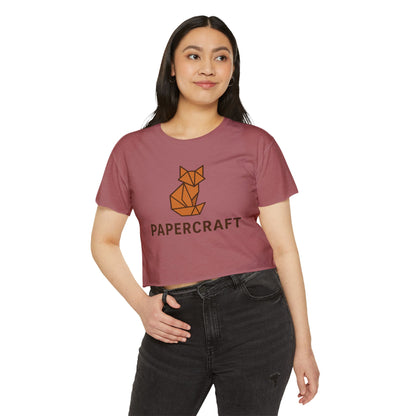 Papercraft Crop Top