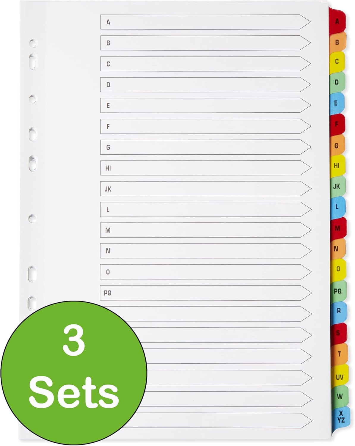 A4 A-Z File Dividers – Durable & Alphabetically Organized for Easy Filing
