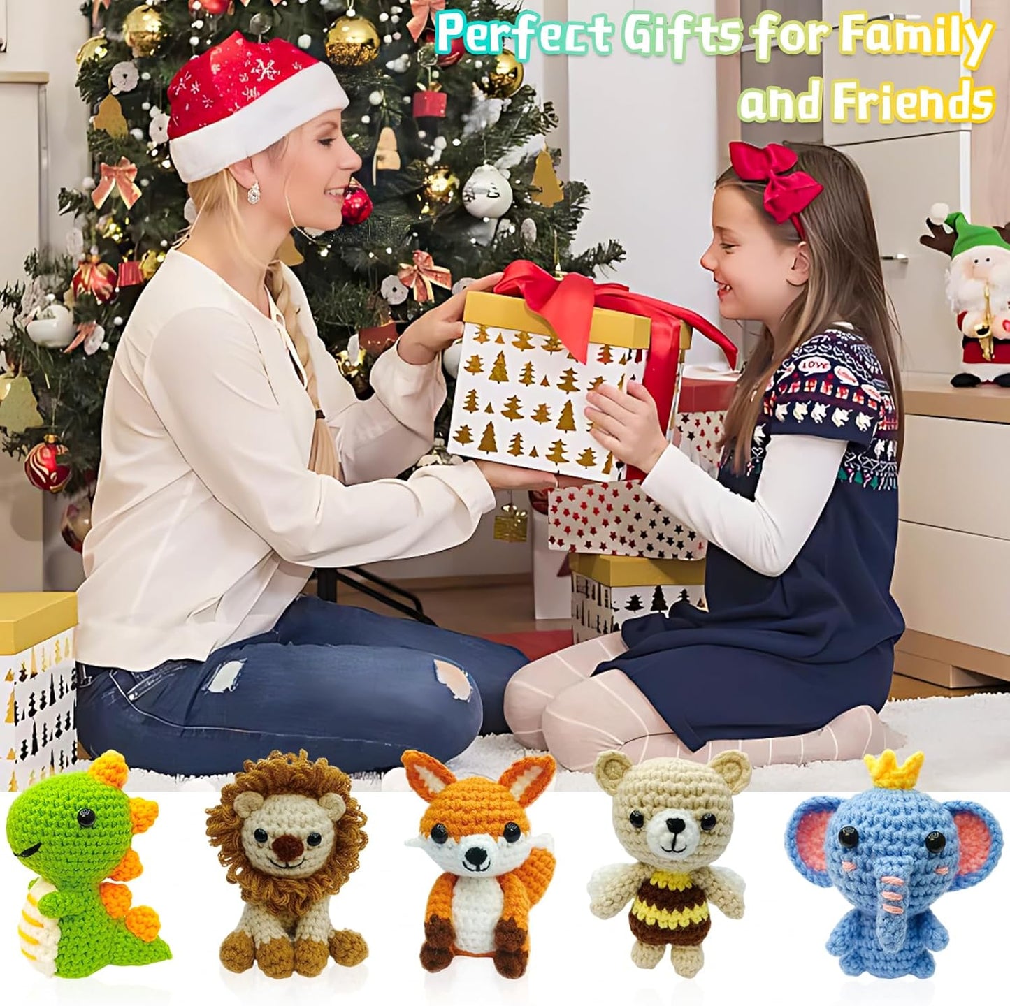 Beginner Crochet Animal Kit – Learn, Create & Make Adorable Plush Friends