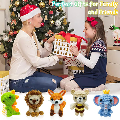 Beginner Crochet Animal Kit – Learn, Create & Make Adorable Plush Friends