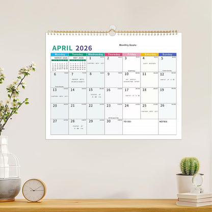 2025-2026 Wall Calendar – 18-Month Planner for Organization & Productivity