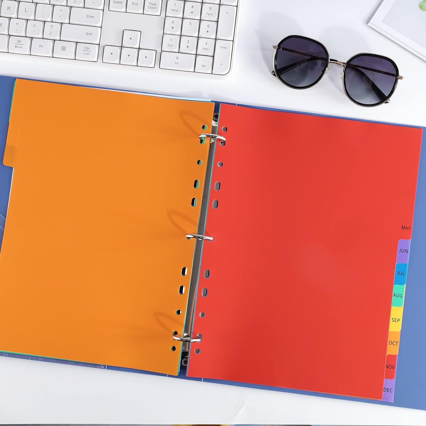 A4 Monthly File Dividers – Pack of 5 for Organized Filing
