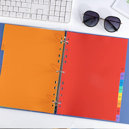 A4 Monthly File Dividers – Pack of 5 for Organized Filing