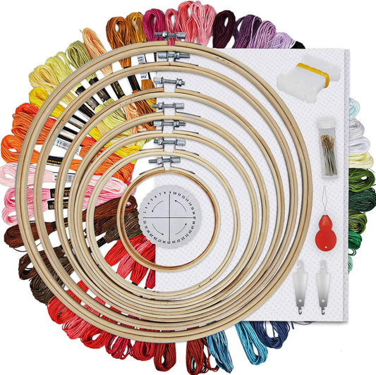 Complete Embroidery Starter Kit – Everything You Need for Creative Stitching