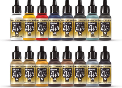 Vallejo Model Air Acrylic Paint Set – Pre-Thinned for Airbrushing