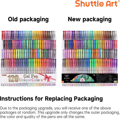 Shuttle Art 120-Colour Gel Pen Set – The Largest & Most Vibrant Collection