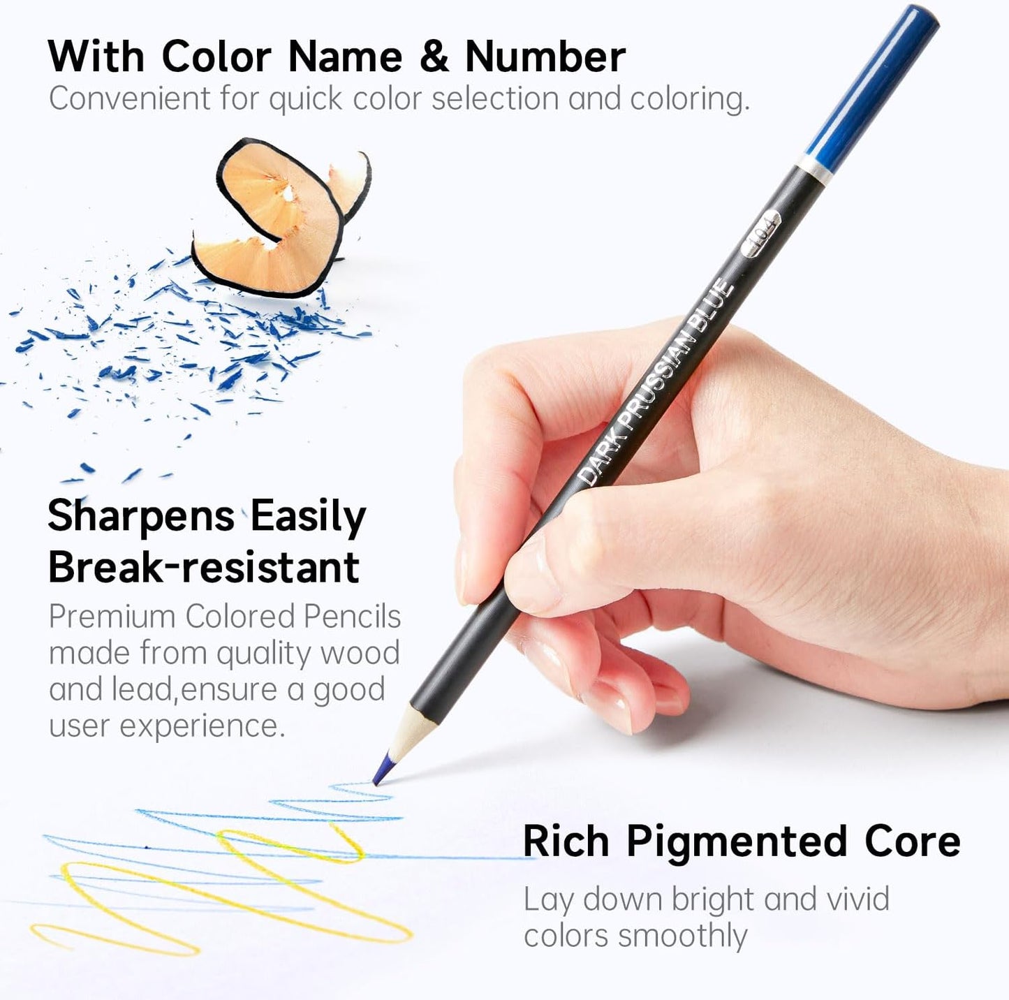 Professional Coloured Pencil Set – High-Quality Pencils for Artists & Colouring Enthusiasts