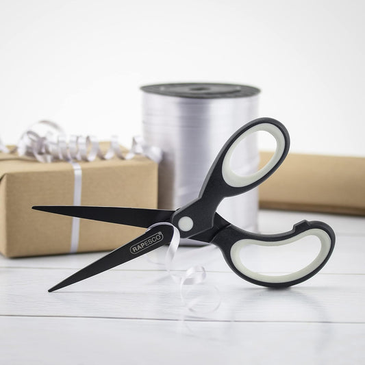 Soft Grip Titanium Coated Scissors – Pack of 3 for Comfort & Precision