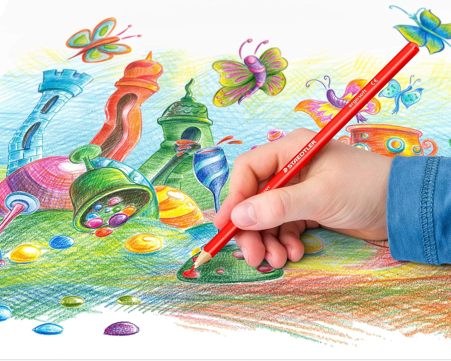 STAEDTLER Ergosoft Coloured Pencils – Vibrant Colours & Ergonomic Design for All Ages