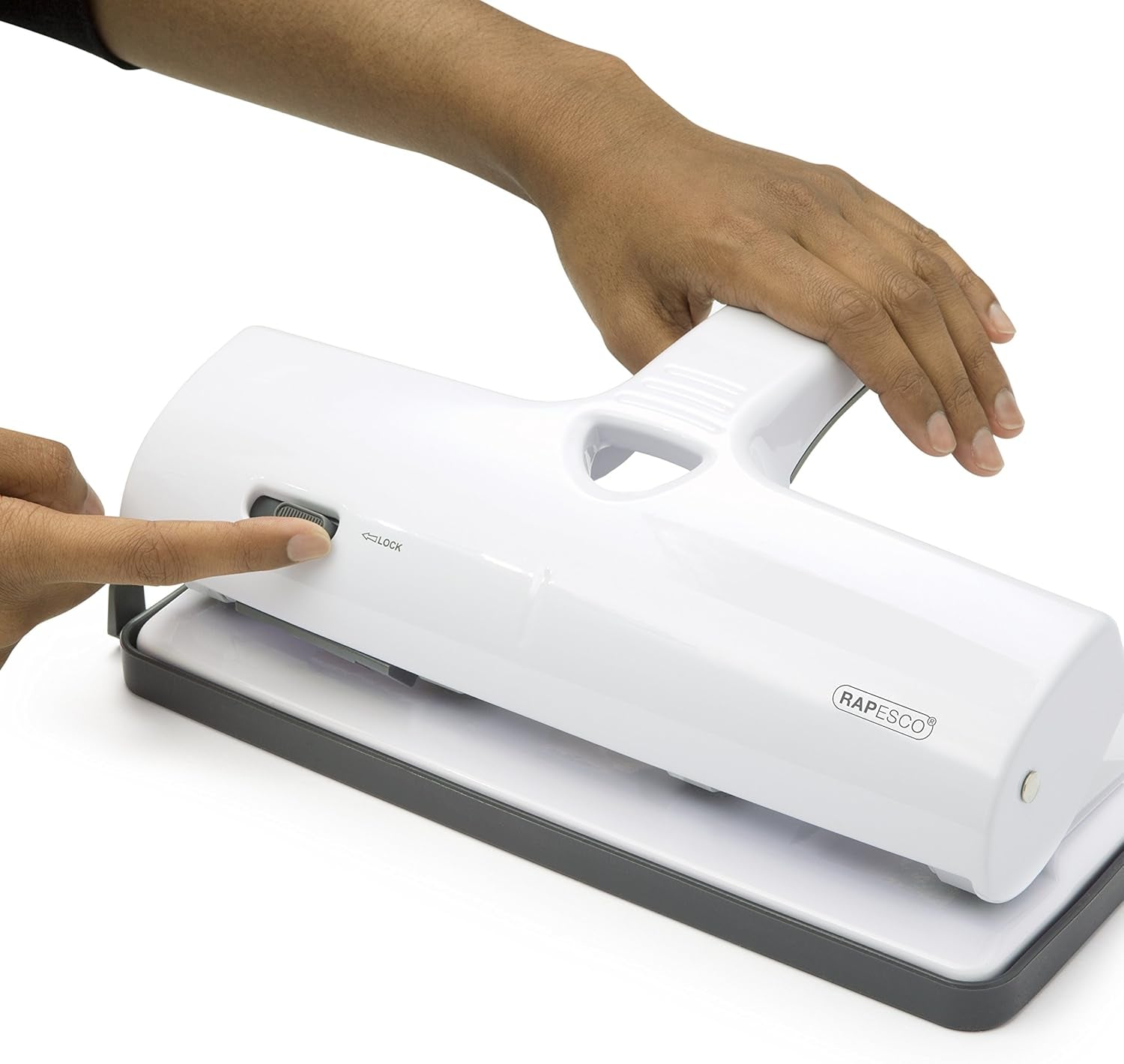 ALU 40 Heavy Duty 4-Hole Punch – Durable, High-Capacity & Effortless