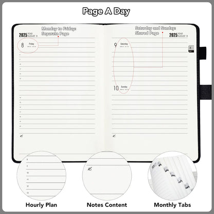 A5 Academic Diary 2025-2026 – Elegant, Secure & Perfect for Daily Planning