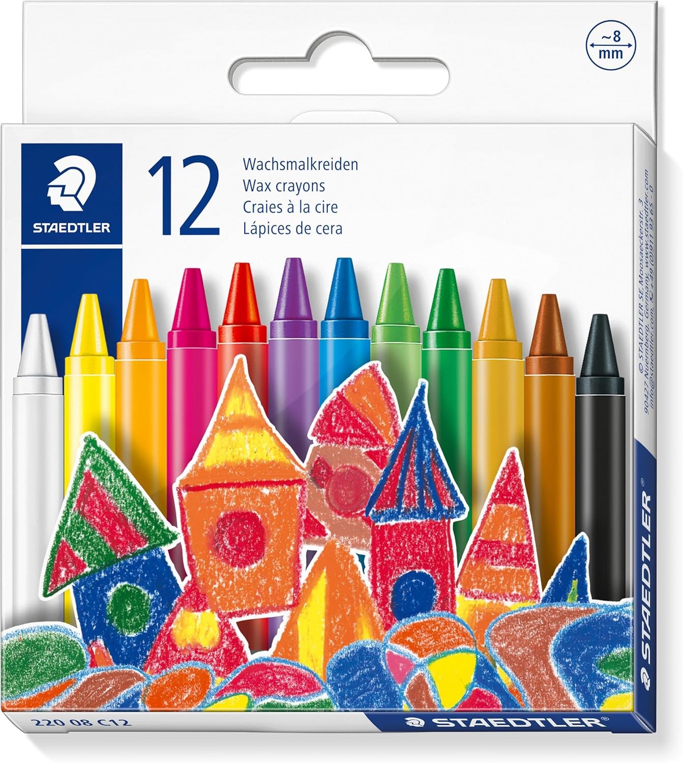 STAEDTLER Wax Crayons – Brilliant Colours for Little Artists