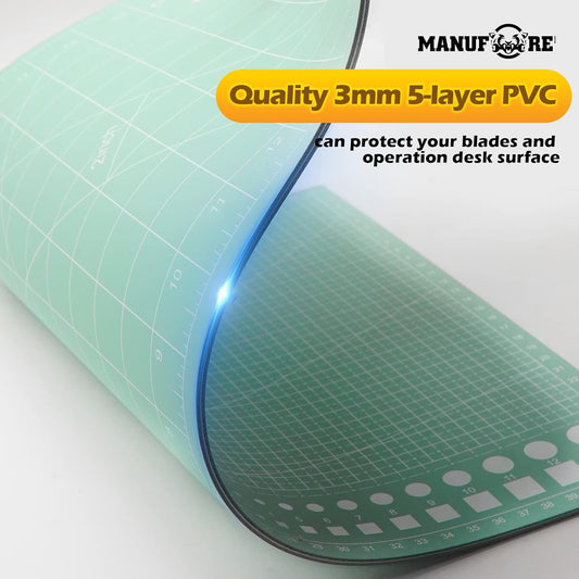 Self-Healing Cutting Mat Set – A3, A4 & A5 (3-Pack, Double-Sided PVC)