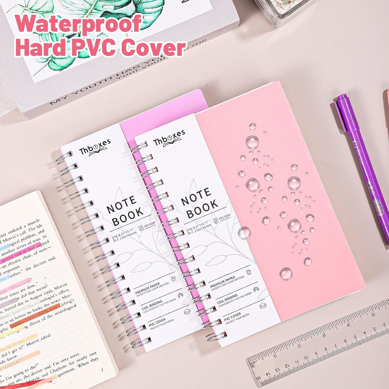 A5 Lined Spiral Notebook – Durable, Organized & Perfect for Everyday Use