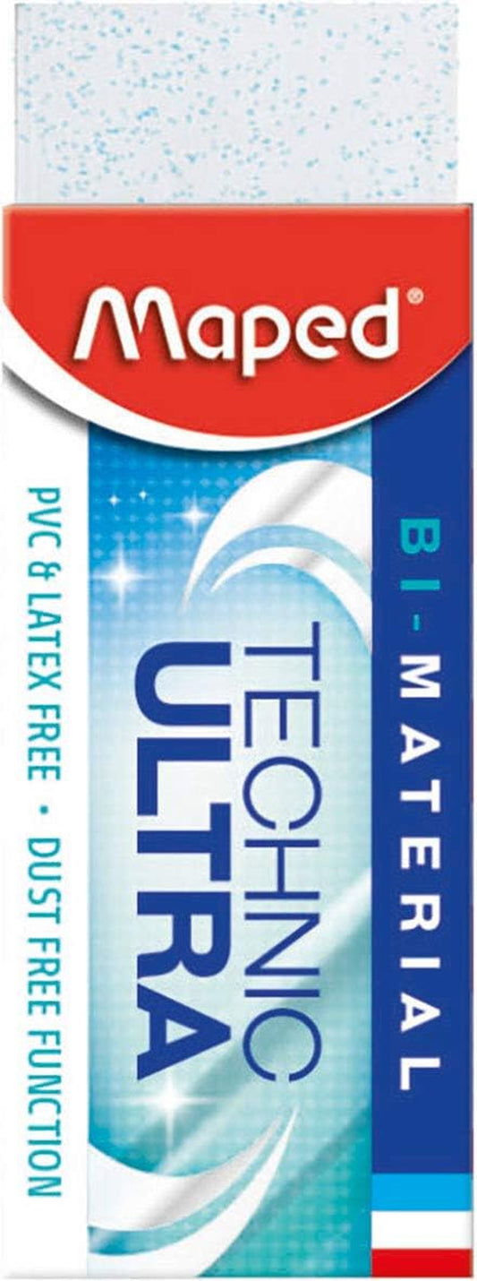 Maped Technic Ultra Classic Sleeved Eraser – Precision & Clean Erasing