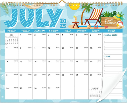 2025-2026 Wall Calendar – 18-Month Planner for Organization & Productivity