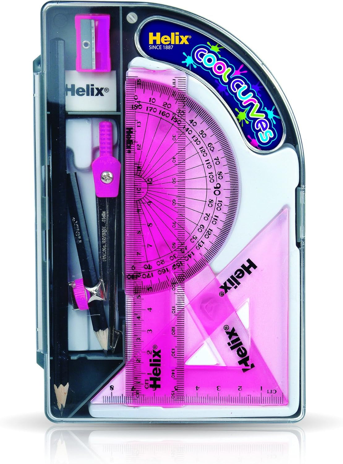 Helix Cool Curves Maths Set – A Colourful Twist on a Classic Essential