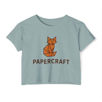 Papercraft Crop Top