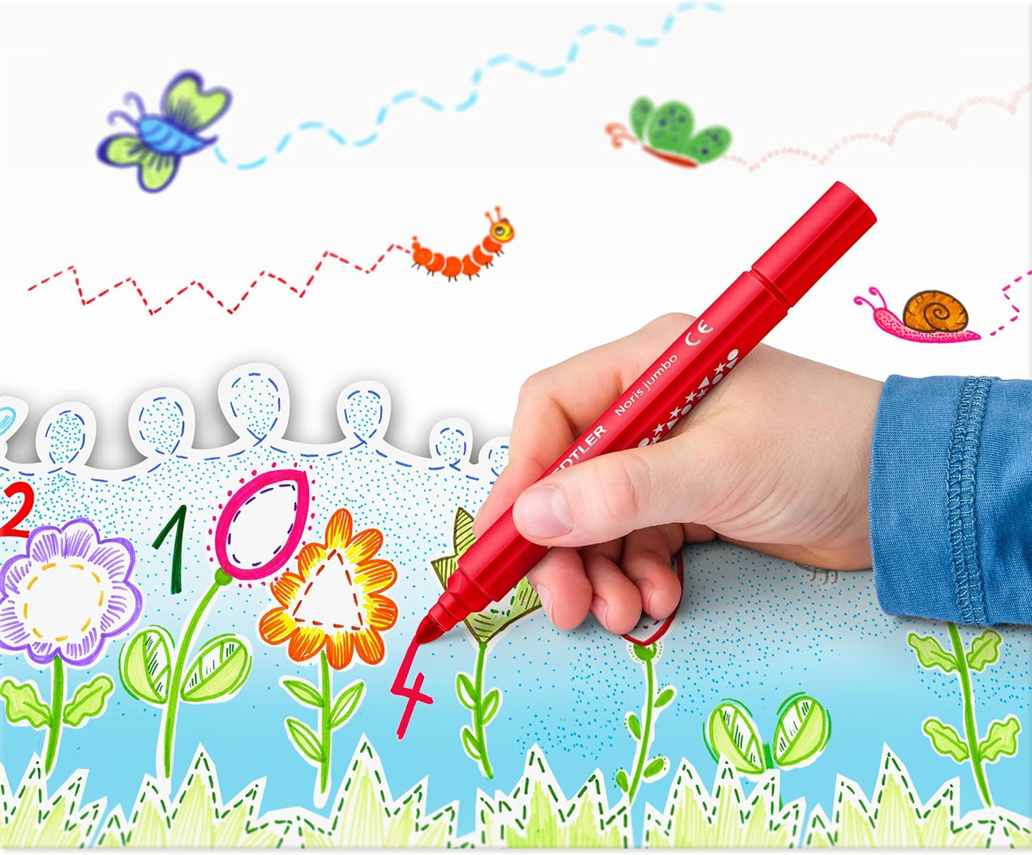 STAEDTLER Noris Jumbo Colouring Markers – Perfect for Young Artists