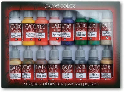 Vallejo Game Color Introduction Acrylic Paint Set – Perfect for Fantasy Miniatures