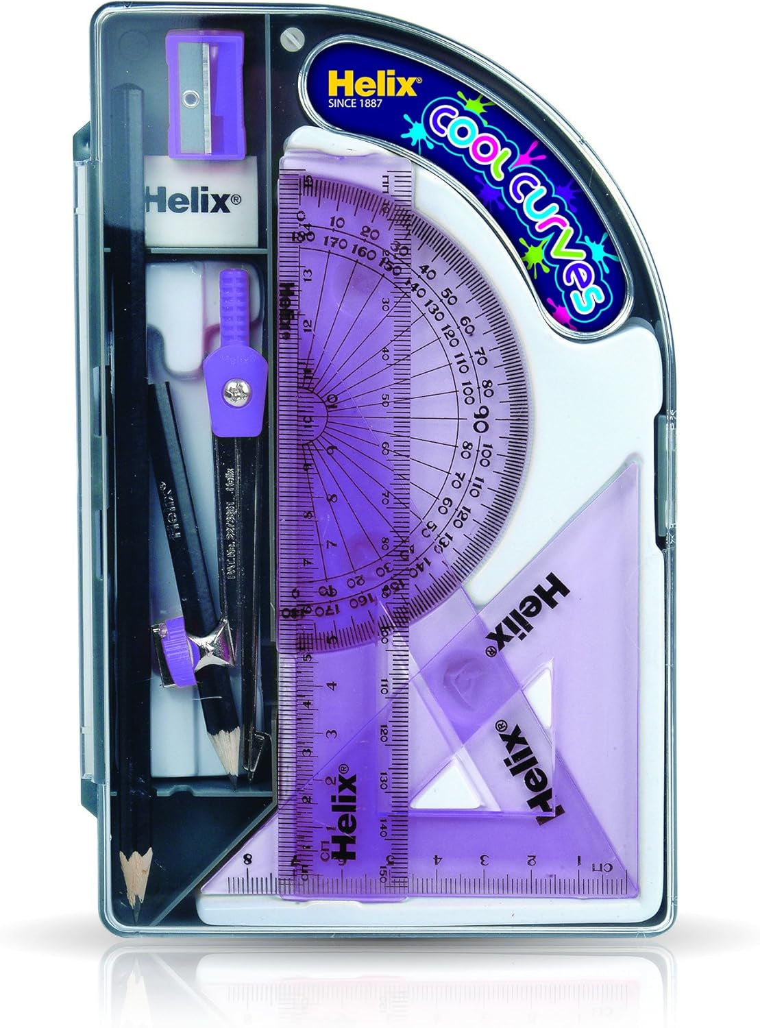 Helix Cool Curves Maths Set – A Colourful Twist on a Classic Essential