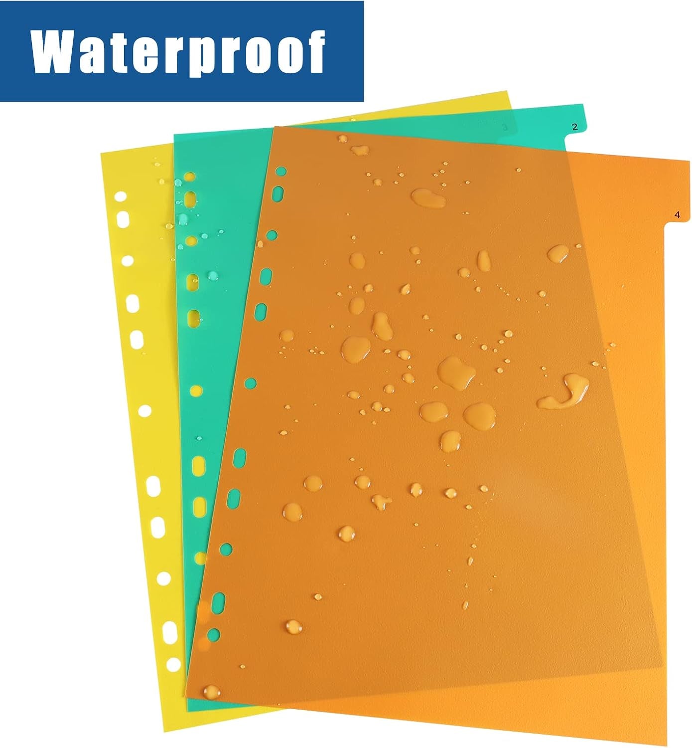 A4 1-31 Numbered File Dividers – Pack of 5 for Efficient Organization