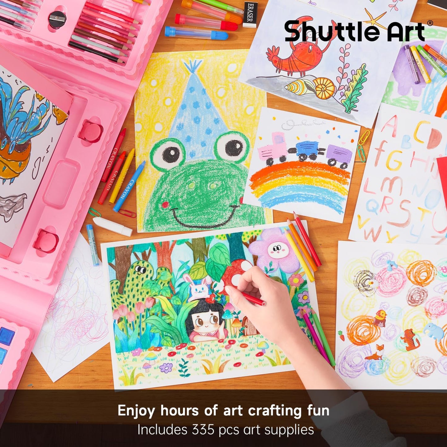 Shuttle Art 335-Piece Kids Art Set – A Complete Creative Kit