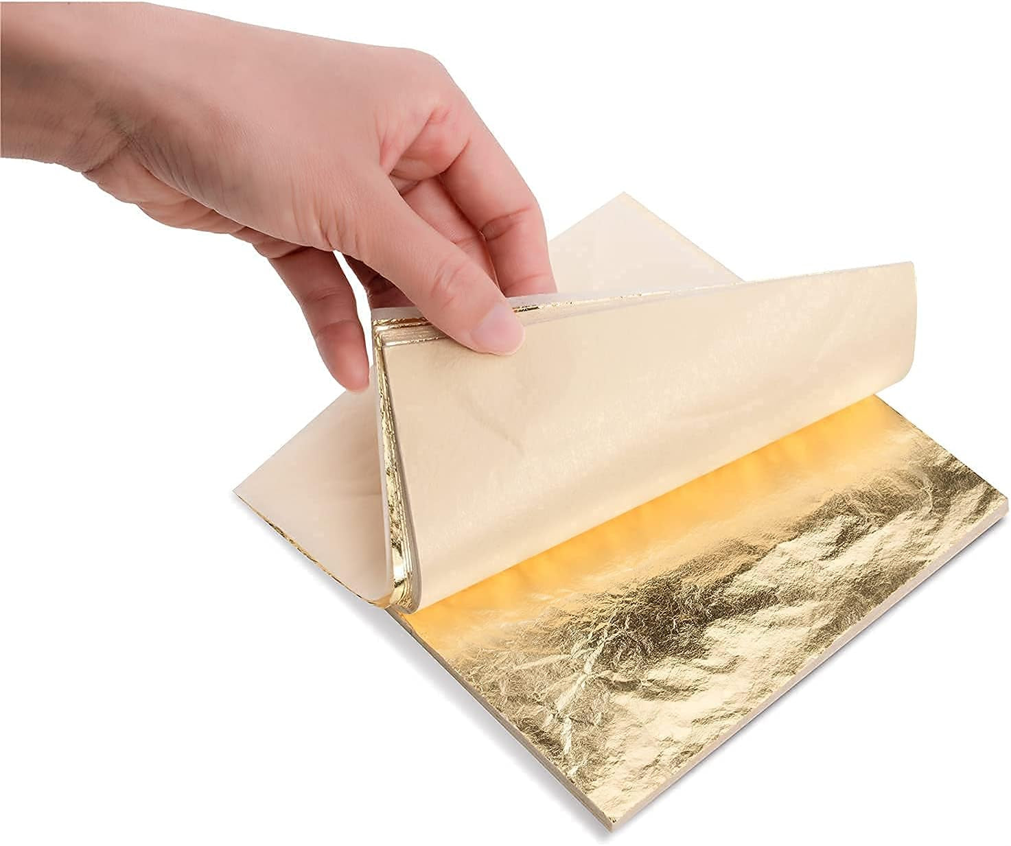 Gilding Leaf Sheets – 100-Pack, 14x14cm (Gold, Copper, Silver Variants)
