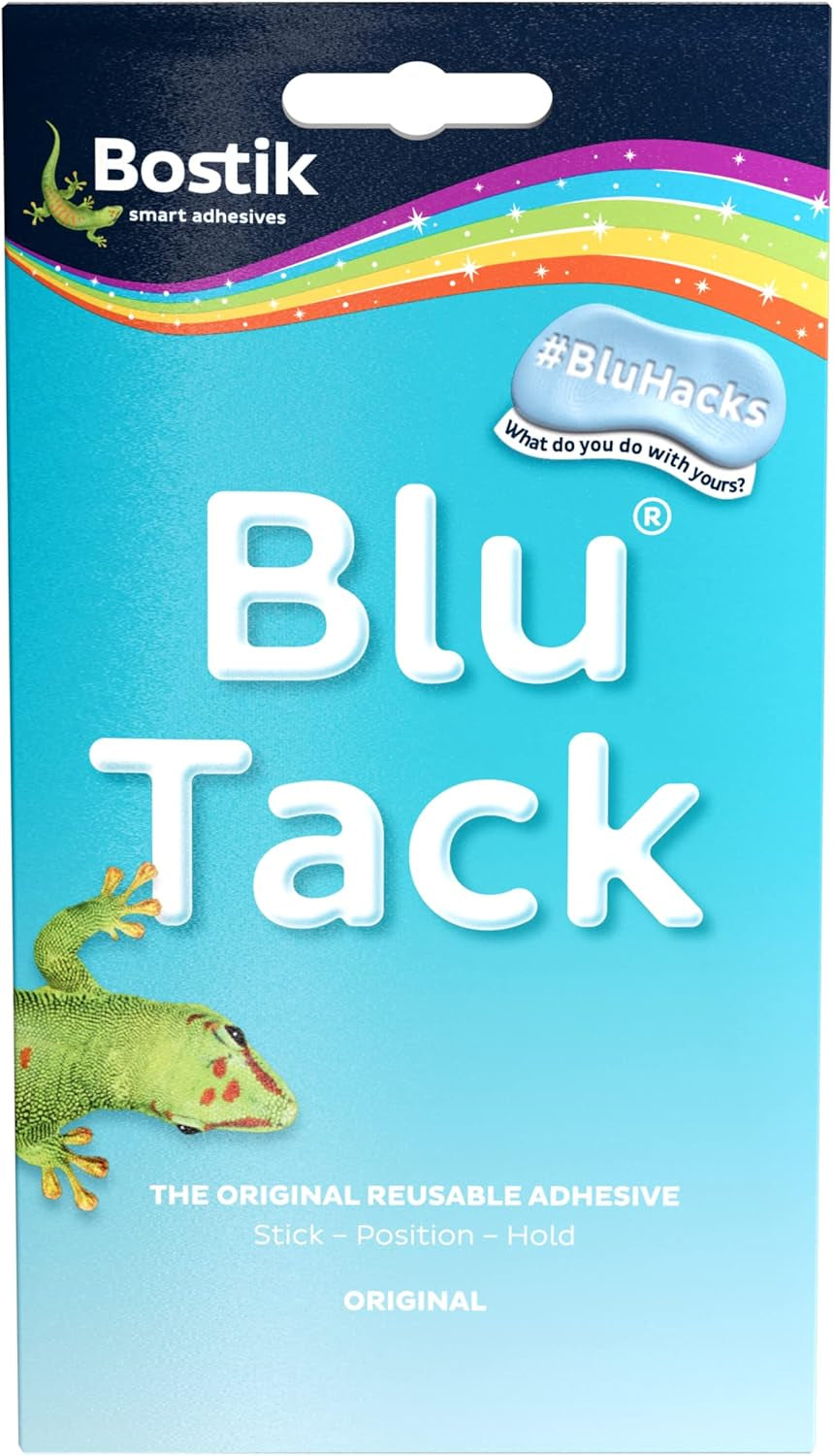 Bostik Blu Tack White – The Original Reusable Adhesive