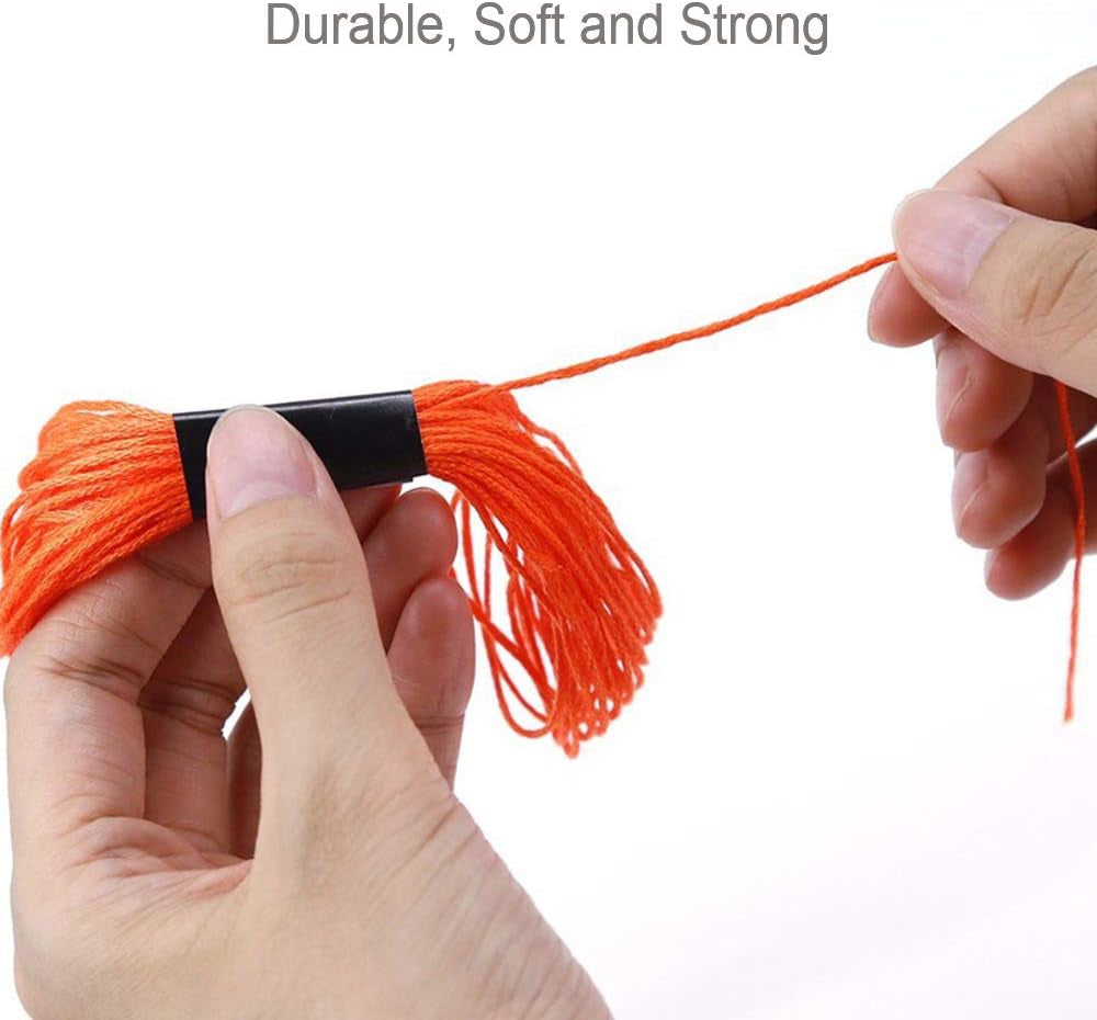 50-Color Embroidery Floss Kit – Vibrant, Durable & Perfect for DIY Crafts