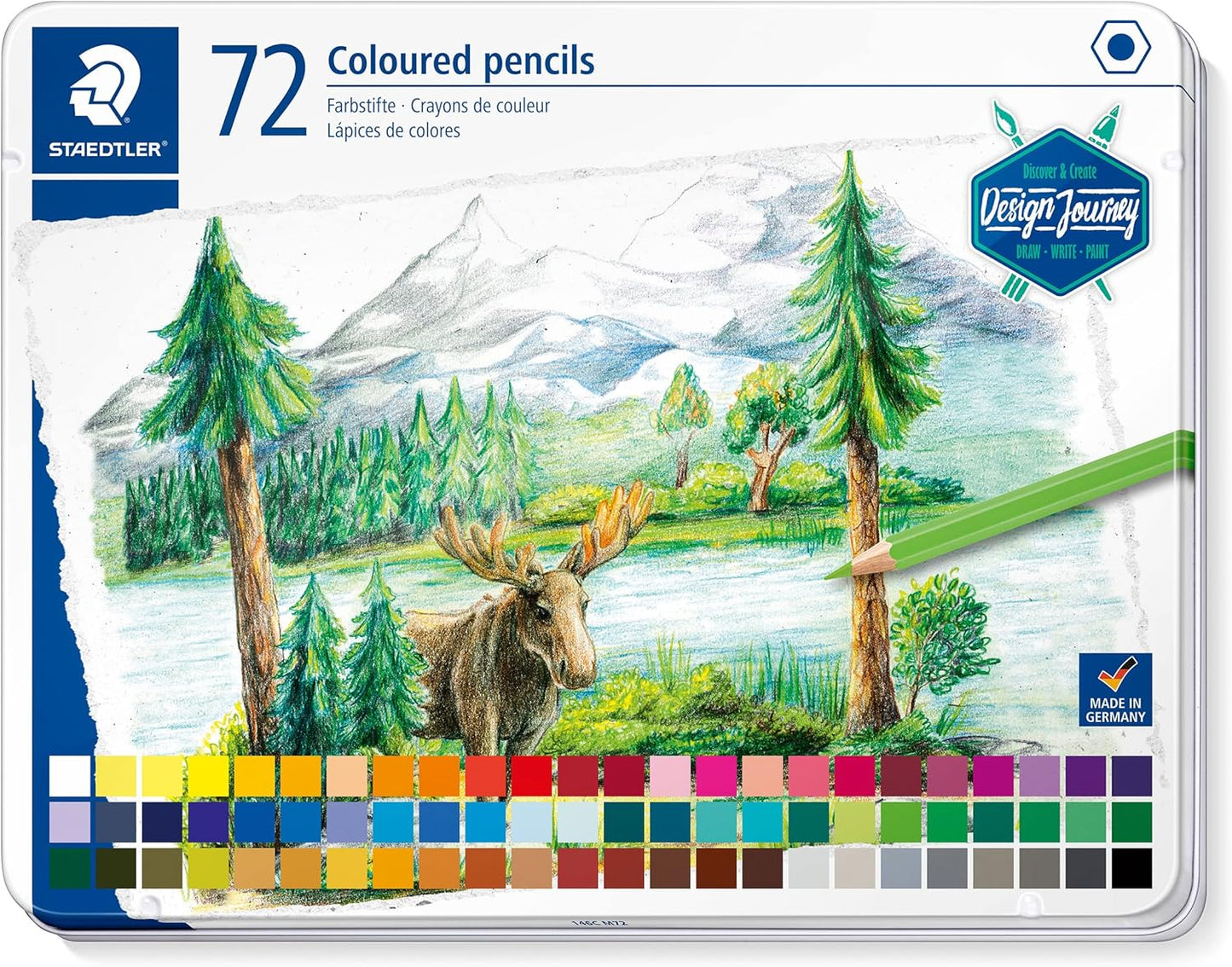 STAEDTLER High-Quality Coloured Pencils – Vibrant & Blendable for Creative Expression