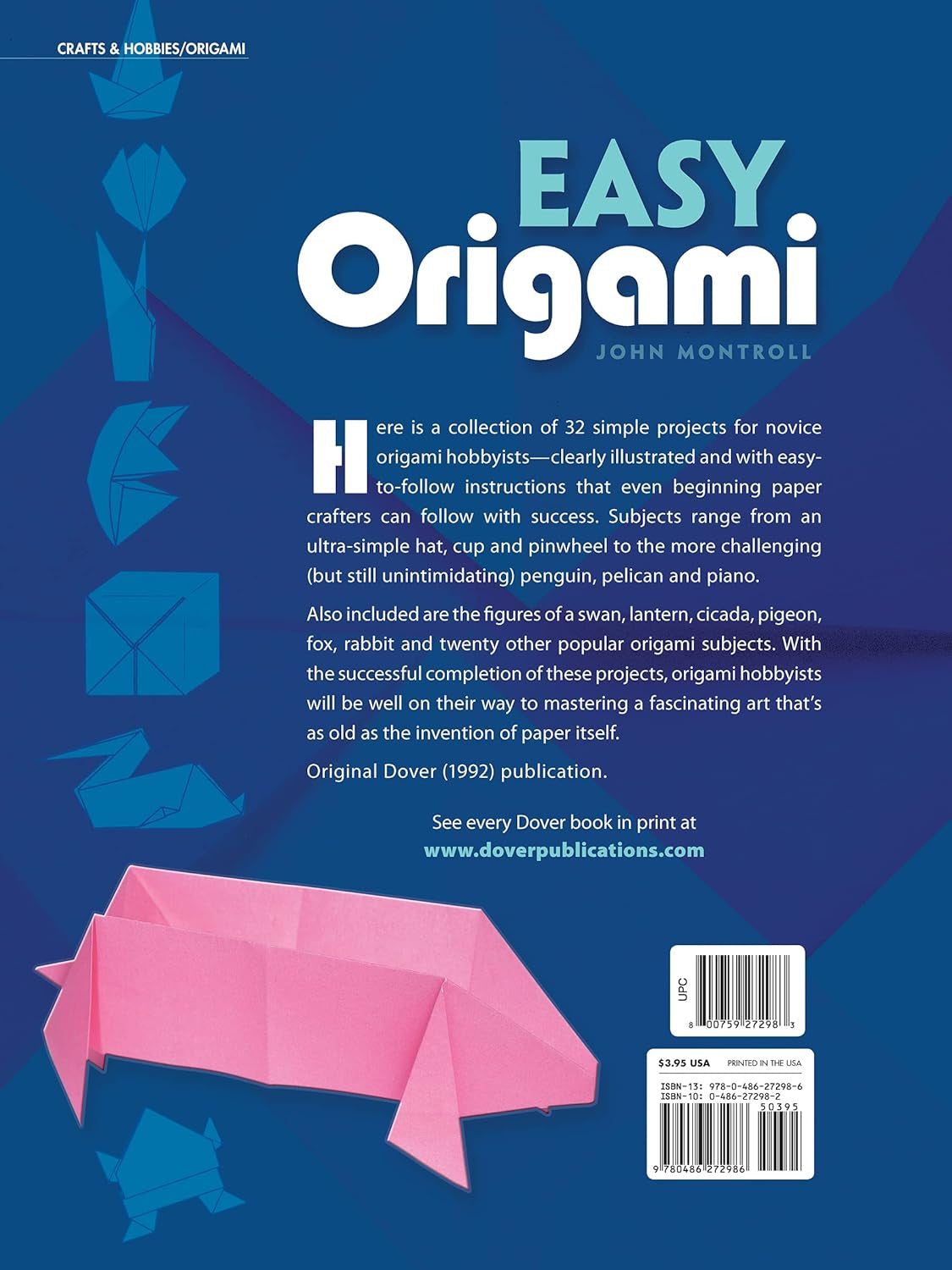 Beginner’s Origami – 32 Easy-to-Follow Projects for Novice Papercrafters